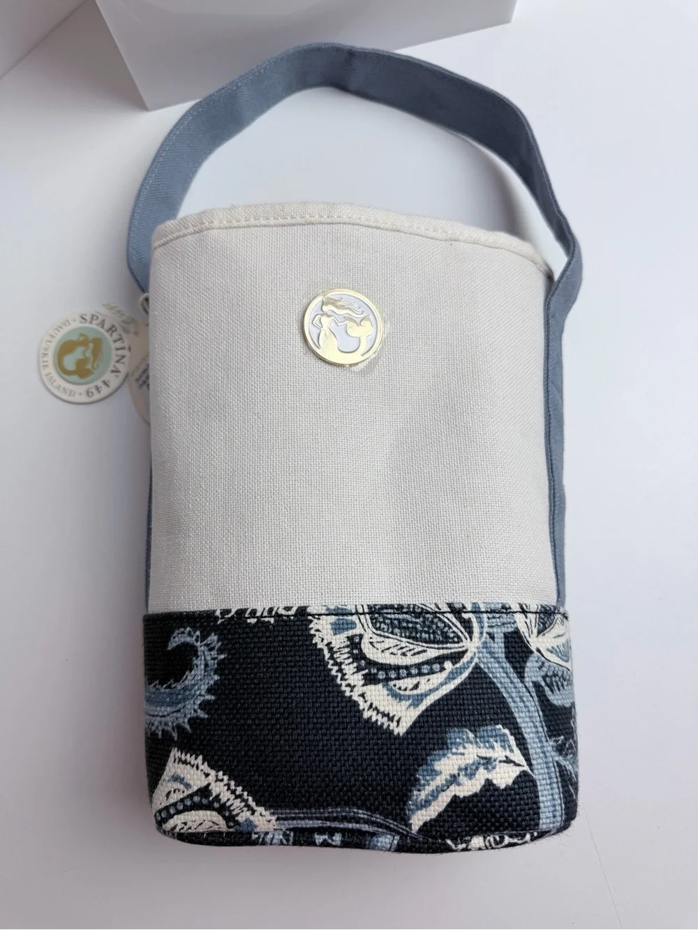 SPARTINA 449 Double Wine Caddy Oyster Factory NWT